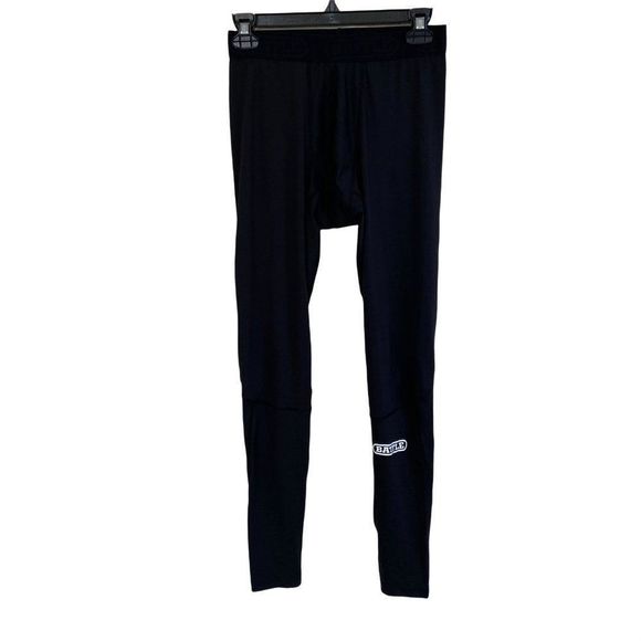 Black Spandex Tights Compression Pants Large - Picture 1 of 4